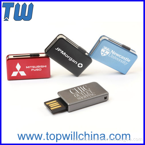 Metal Book Shape Sliding 4GB Pen Drive
